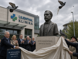 Lilienthal szobrot avattak